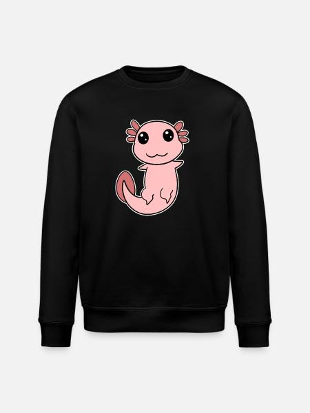 Axolotl motif children - Stanley/Stella ROLLER Unisex Organic Sweatshirt - black