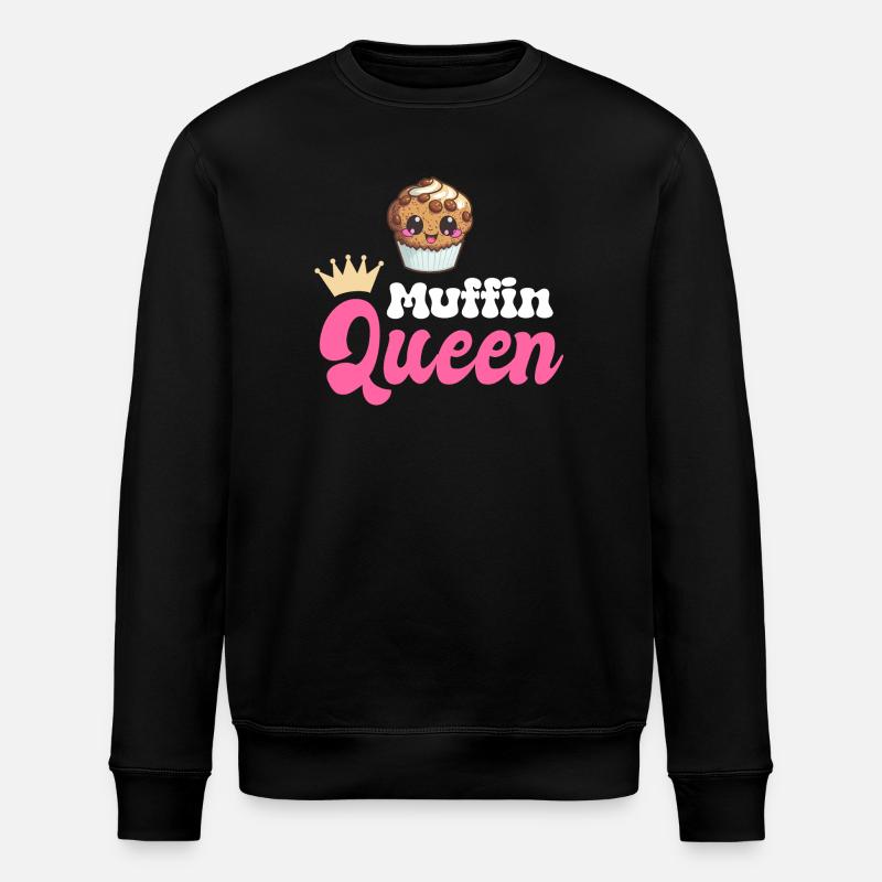 Muffin Baking Baker - Stanley/Stella ROLLER Unisex Organic Sweatshirt - black