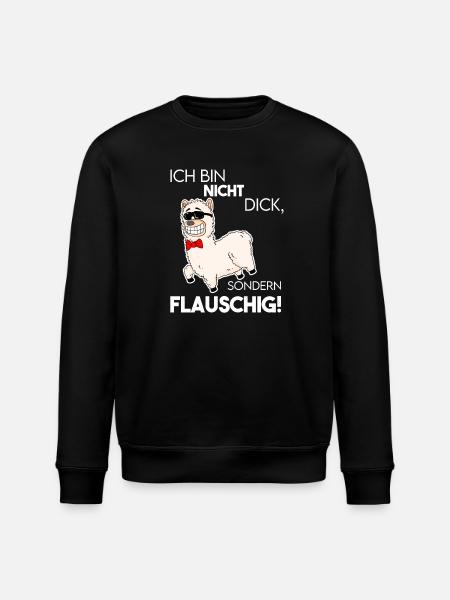 Flauschig Spruch Lustig - Stanley/Stella Unisex Bio-Sweatshirt ROLLER - Schwarz