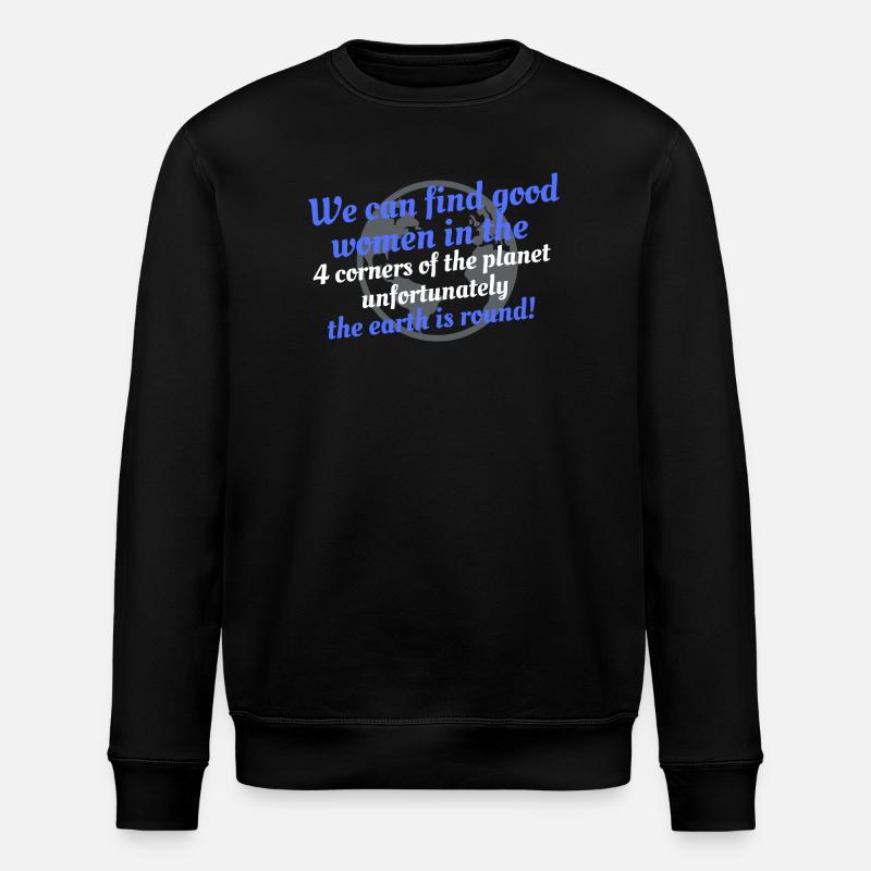 Global Love Quest Tee - Stanley/Stella Unisex Bio-Sweatshirt ROLLER - Schwarz