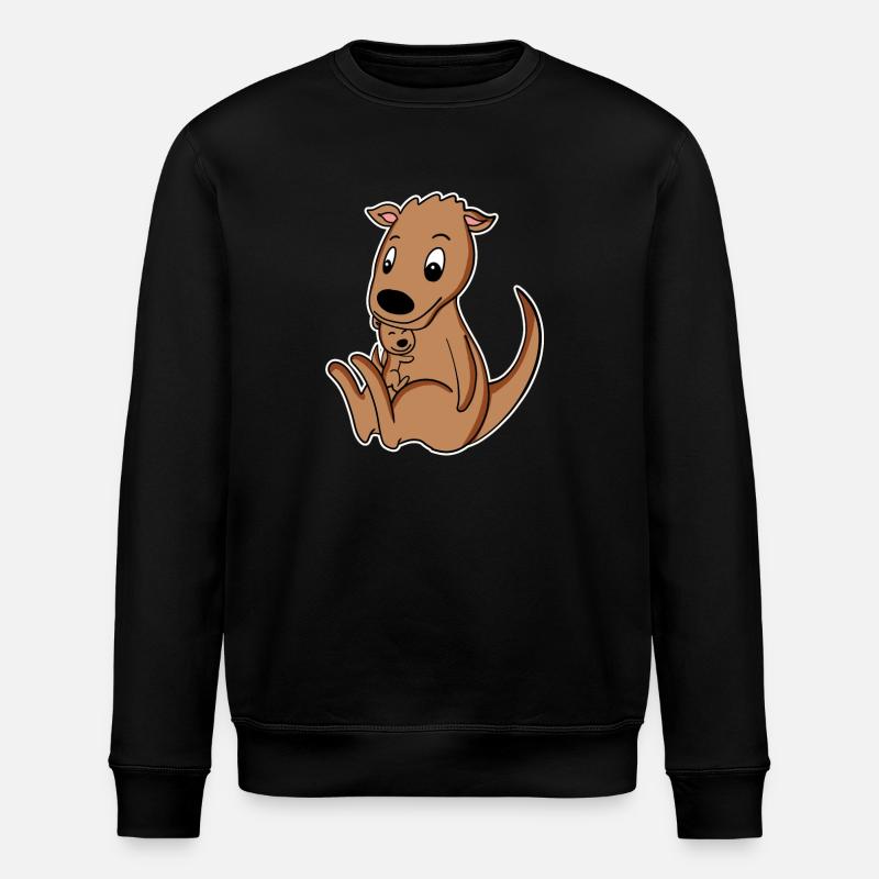 Famille Kangourou - Sweat bio ROLLER Stanley/Stella Unisexe - noir