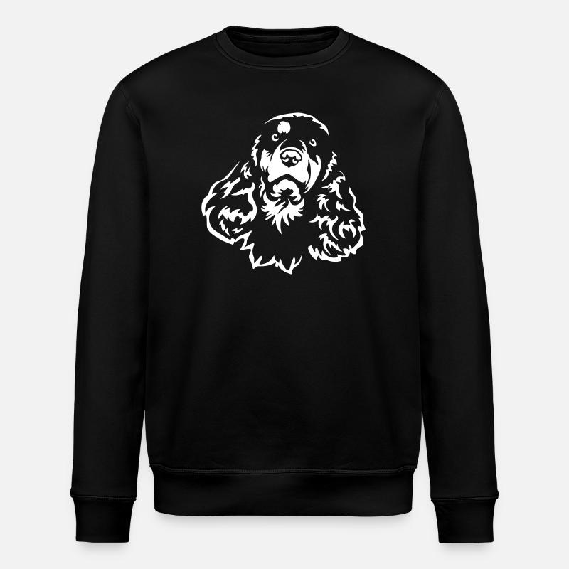 Cocker Spaniel Head « Black Edition » - Sweat bio ROLLER Stanley/Stella Unisexe - noir