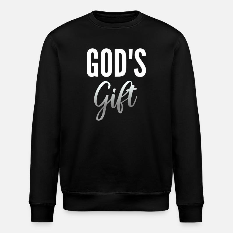 Geschenk Gottes - Stanley/Stella Unisex Bio-Sweatshirt ROLLER - Schwarz