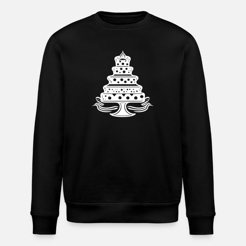 Cake, cake - Stanley/Stella ROLLER Unisex Organic Sweatshirt - black