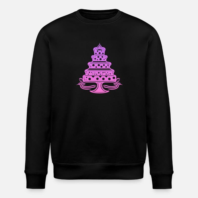 Torte, Kuchen, Backen - Stanley/Stella Unisex Bio-Sweatshirt ROLLER - Schwarz