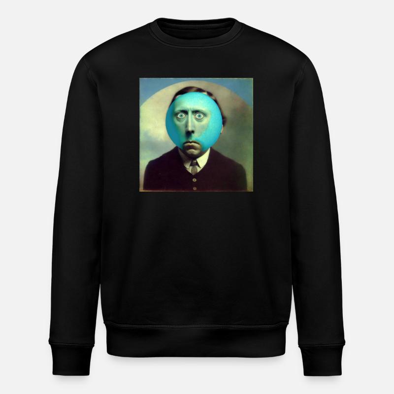 Surreal 02 - Stanley/Stella ROLLER Unisex Organic Sweatshirt - black