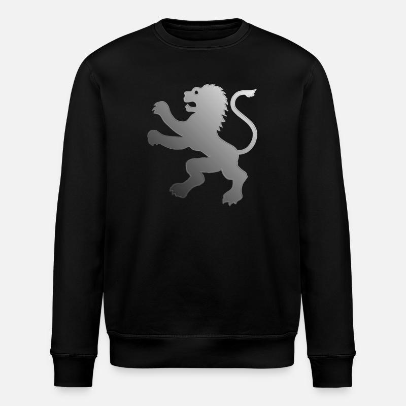 Lion embossed | Wappentier - Stanley/Stella Unisex Bio-Sweatshirt ROLLER - Schwarz