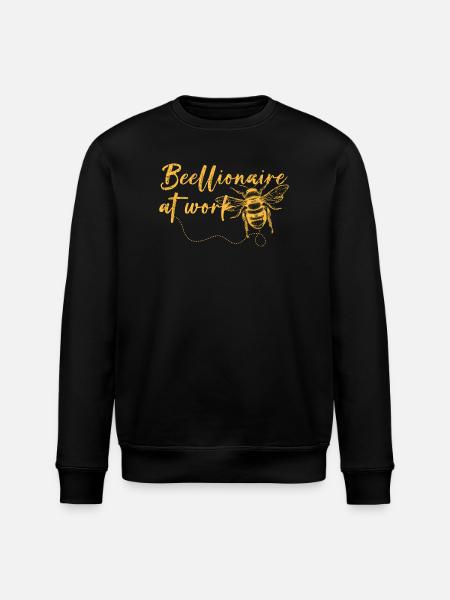 Beellionaire at Work - Stanley/Stella ROLLER Unisex Organic Sweatshirt - black