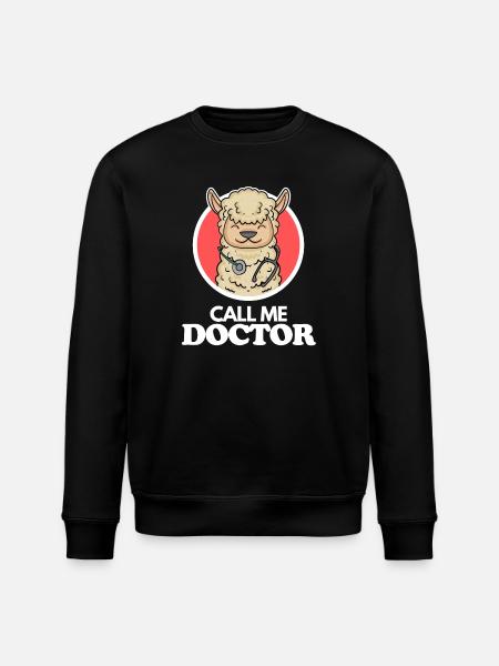 Doktor Arzt Tierarzt - Stanley/Stella Unisex Bio-Sweatshirt ROLLER - Schwarz