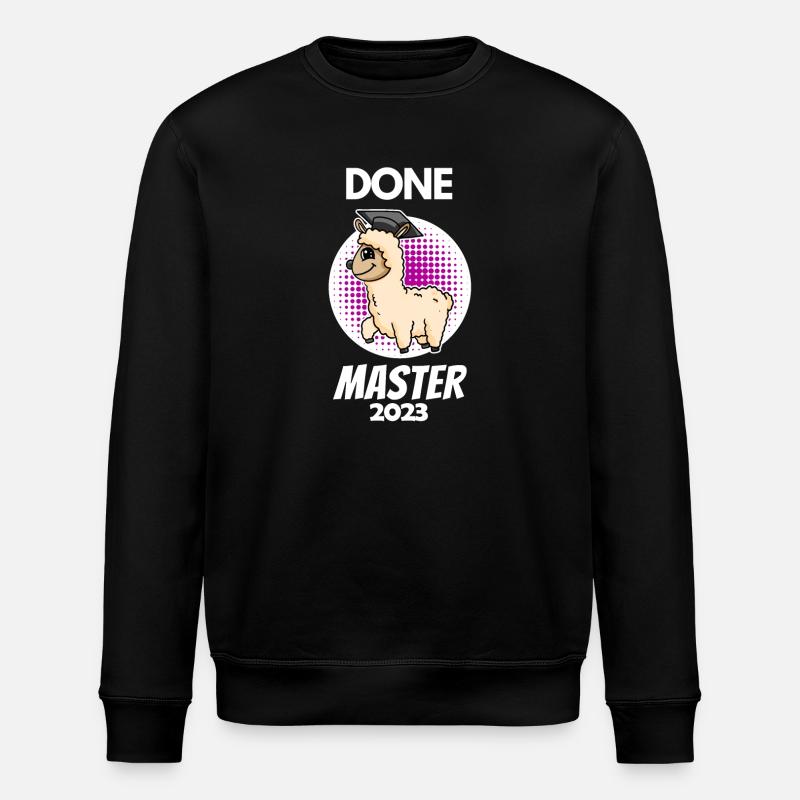 Master 2023 - Master terminé - Sweat bio ROLLER Stanley/Stella Unisexe - noir