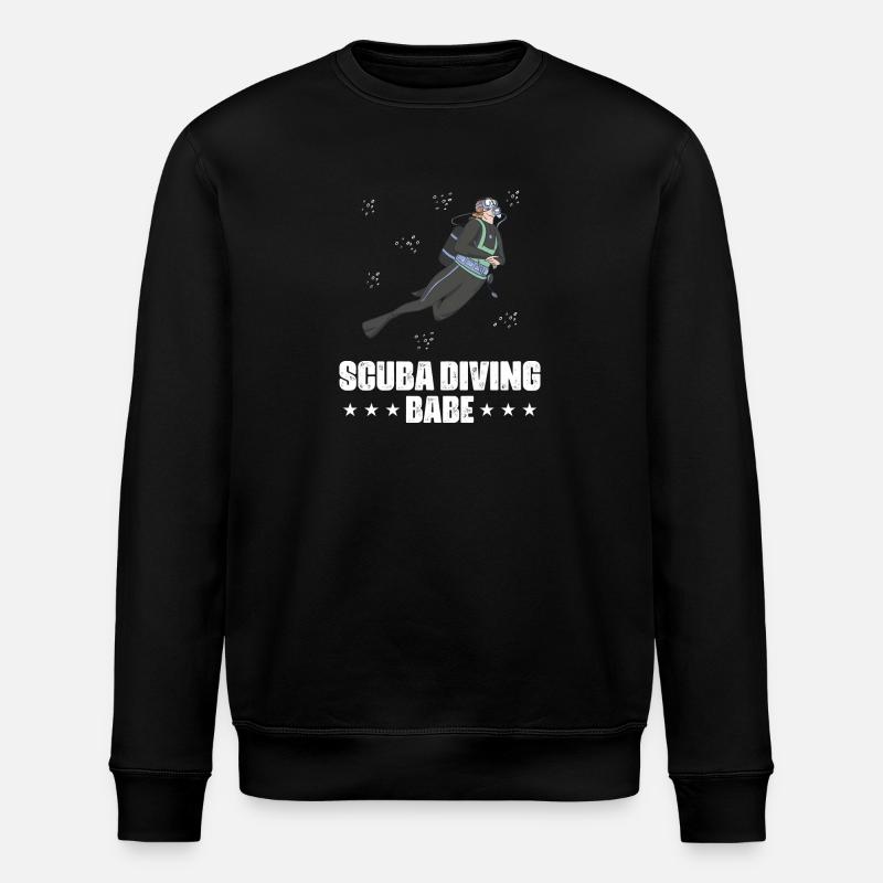 Design de plongée sous-marine - Sweat bio ROLLER Stanley/Stella Unisexe - noir