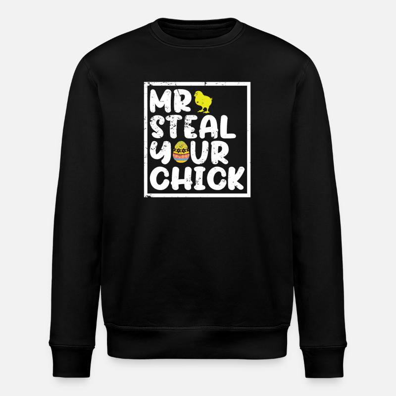 Mr. Steal Your Chick - Stanley/Stella Unisex Bio-Sweatshirt ROLLER - Schwarz