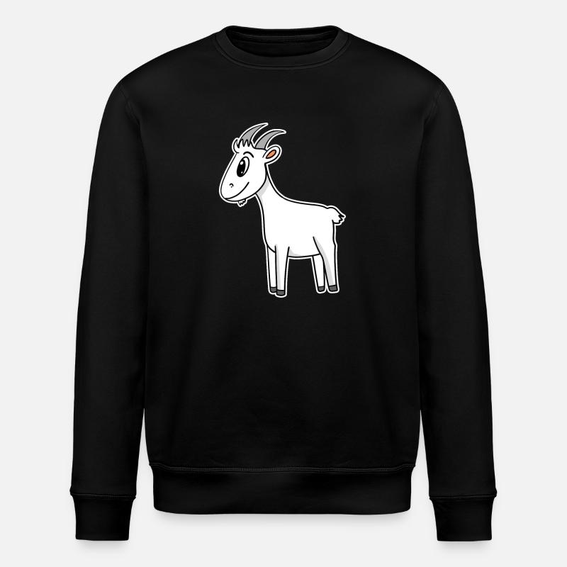 Goat Goat Goat - Stanley/Stella ROLLER Unisex Organic Sweatshirt - black
