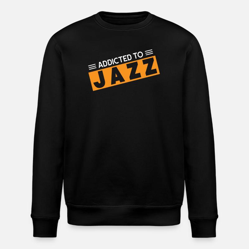 Accro au jazz - Sweat bio ROLLER Stanley/Stella Unisexe - noir