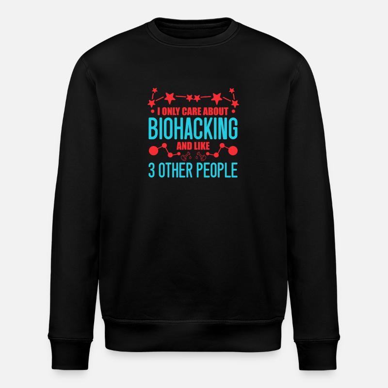 Design de biohacking amusant - Sweat bio ROLLER Stanley/Stella Unisexe - noir
