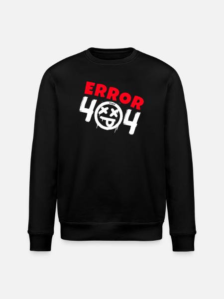 Error 404 Not Found - Stanley/Stella ROLLER Unisex Organic Sweatshirt - black