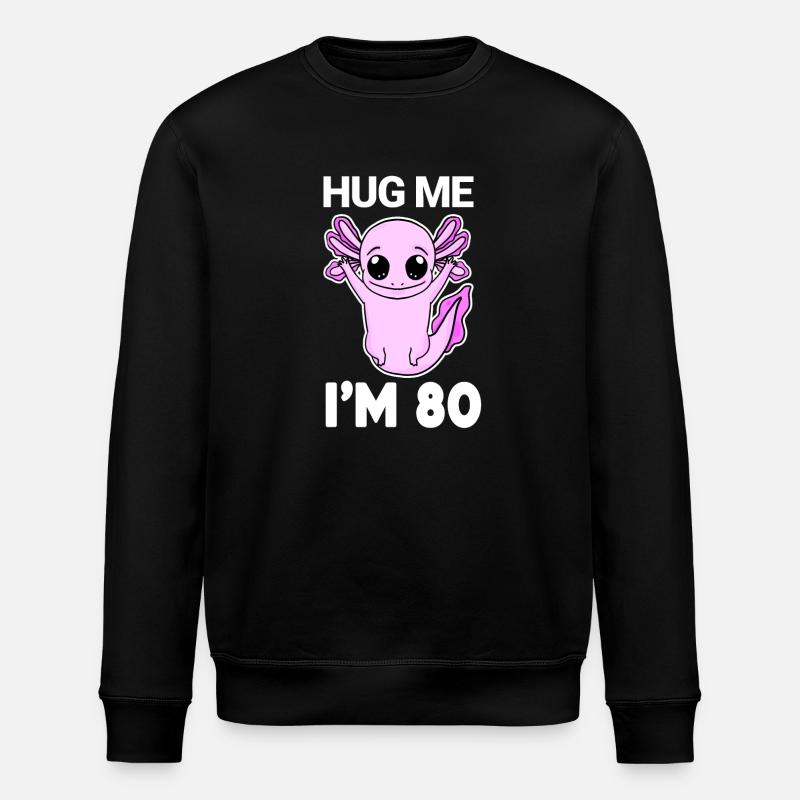 80e anniversaire - 80e anniversaire - Câlin - Sweat bio ROLLER Stanley/Stella Unisexe - noir
