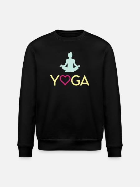 Yoga - Stanley/Stella ROLLER Unisex Organic Sweatshirt - black