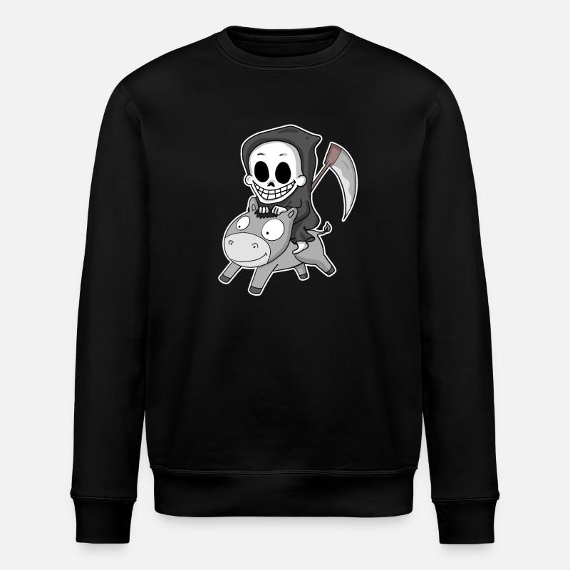 Sensenmann Esel - Stanley/Stella Unisex Bio-Sweatshirt ROLLER - Schwarz