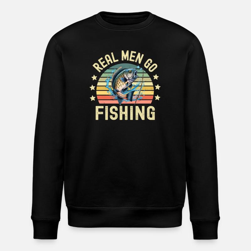 Pêcheur Pêche Pêche - Sweat bio ROLLER Stanley/Stella Unisexe - noir
