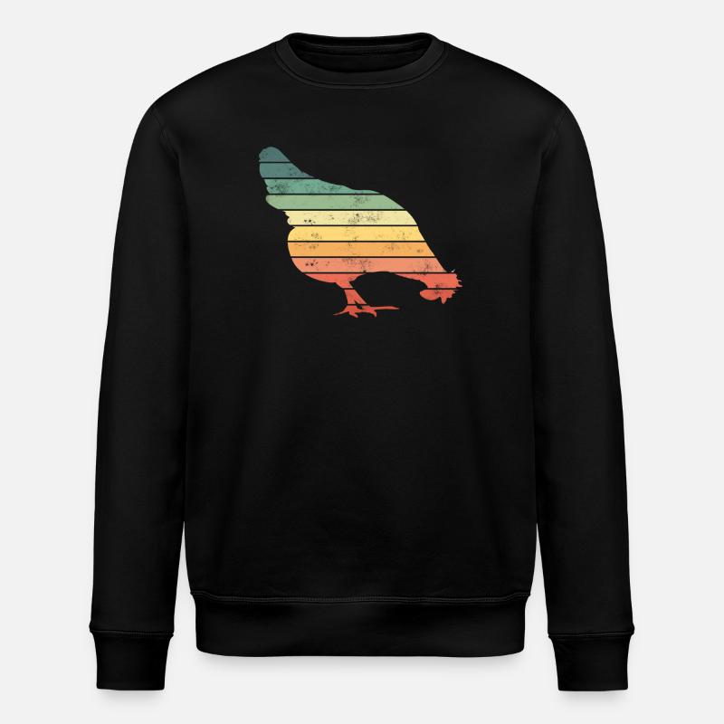 Poulets - Sweat bio ROLLER Stanley/Stella Unisexe - noir