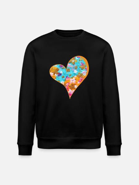 FrühlingsBlüten - Sonja Ariel von Staden - Stanley/Stella ROLLER Unisex Organic Sweatshirt - black