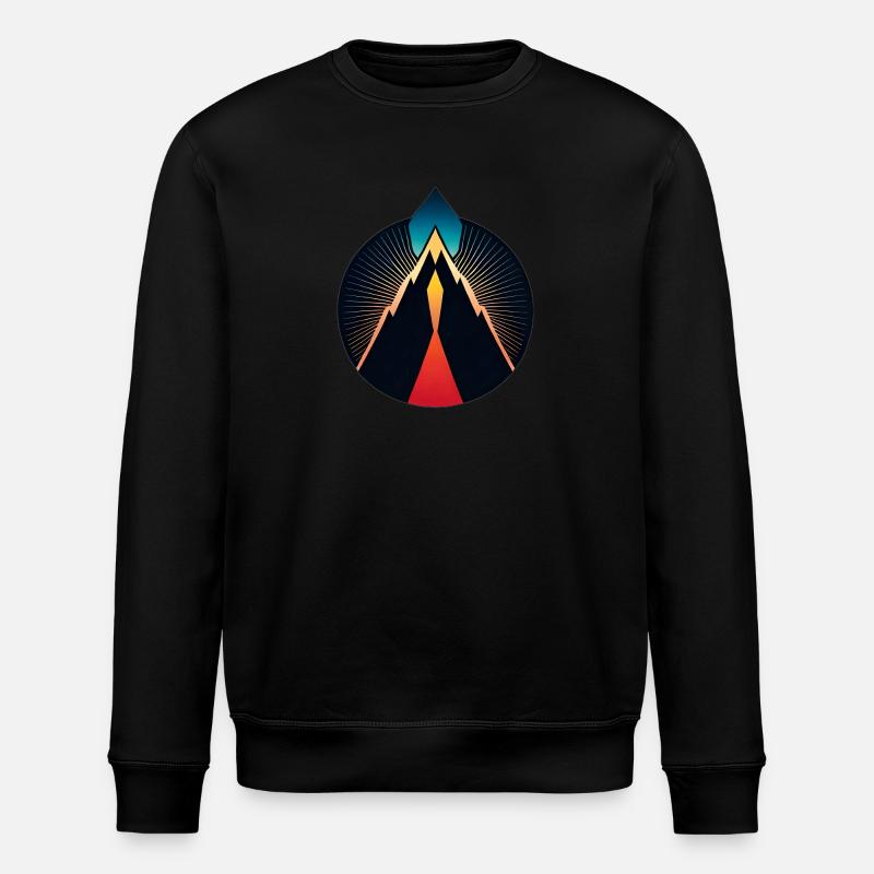Vulkan Logo - Stanley/Stella Unisex Bio-Sweatshirt ROLLER - Schwarz