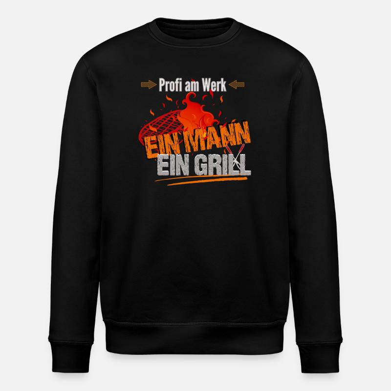 Profi am Werk - Stanley/Stella Unisex Bio-Sweatshirt ROLLER - Schwarz