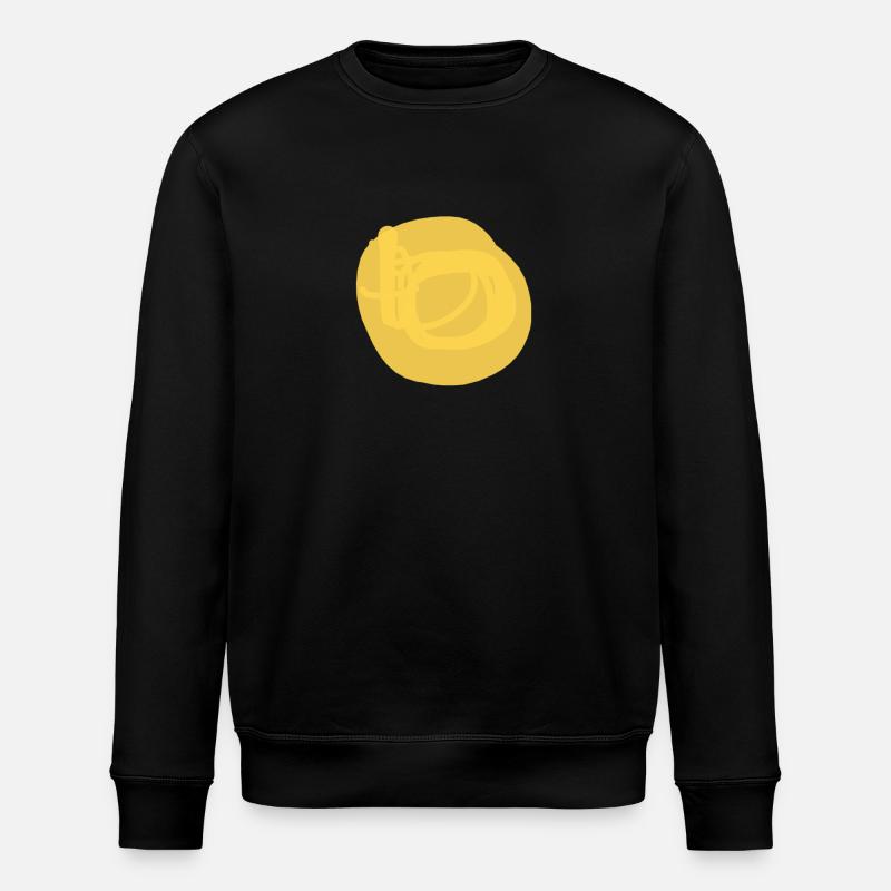 Der gelbe Kreis - Stanley/Stella Unisex Bio-Sweatshirt ROLLER - Schwarz