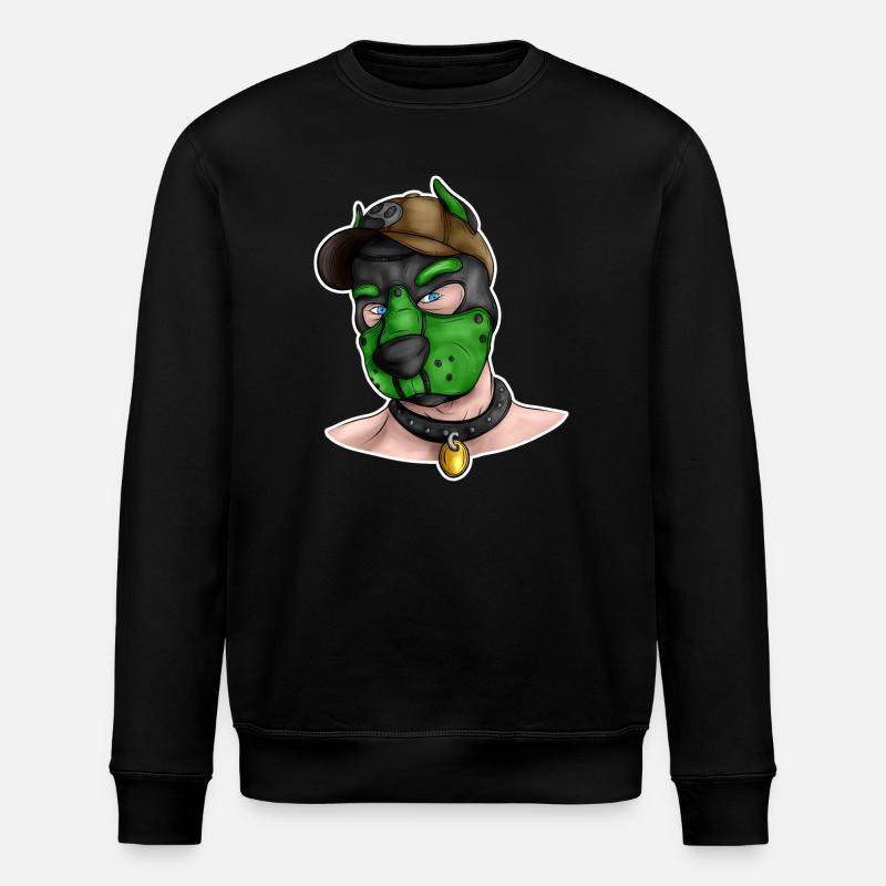 PupGreen - Sweat bio ROLLER Stanley/Stella Unisexe - noir