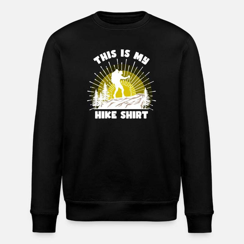 Bergsteigen Wanderer Wandern Bergwandern Statement - Stanley/Stella Unisex Bio-Sweatshirt ROLLER - Schwarz