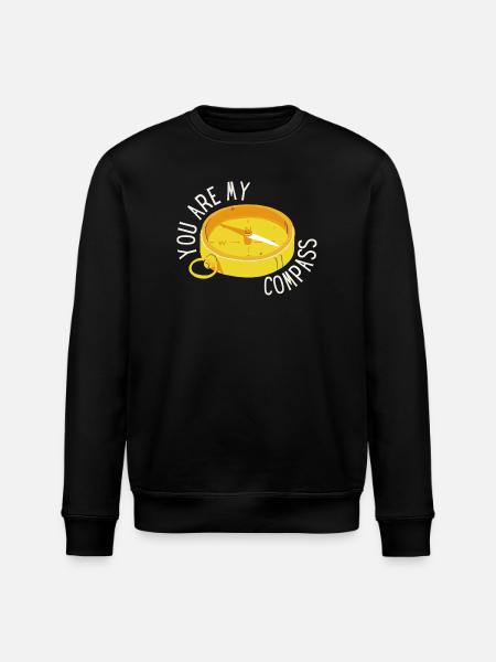 lover, declaration of love - Stanley/Stella ROLLER Unisex Organic Sweatshirt - black