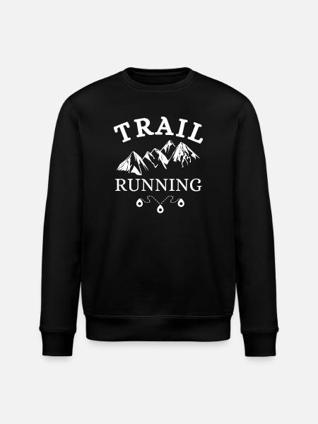 trail, trail running, running - Stanley/Stella ROLLER Unisex Organic Sweatshirt - black