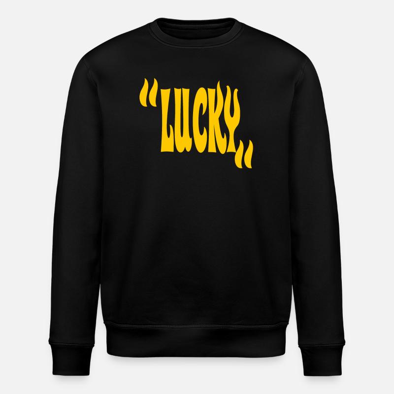 Glücklich - Stanley/Stella Unisex Bio-Sweatshirt ROLLER - Schwarz