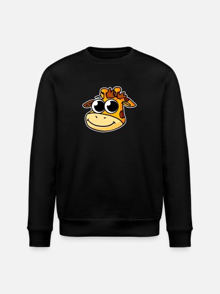 Giraffe - Stanley/Stella ROLLER Unisex Organic Sweatshirt - black