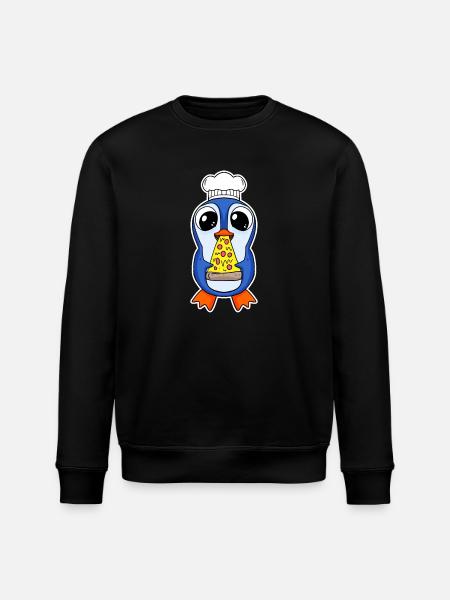 Pizza pingouin gourmet - Sweat bio ROLLER Stanley/Stella Unisexe - noir