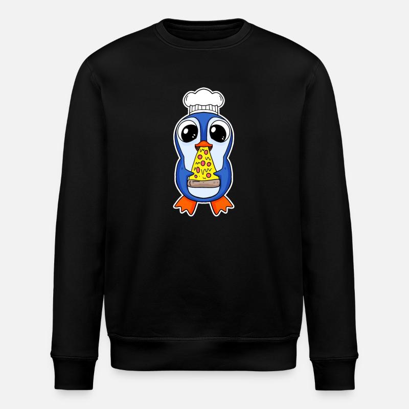 Pizza pingouin gourmet - Sweat bio ROLLER Stanley/Stella Unisexe - noir