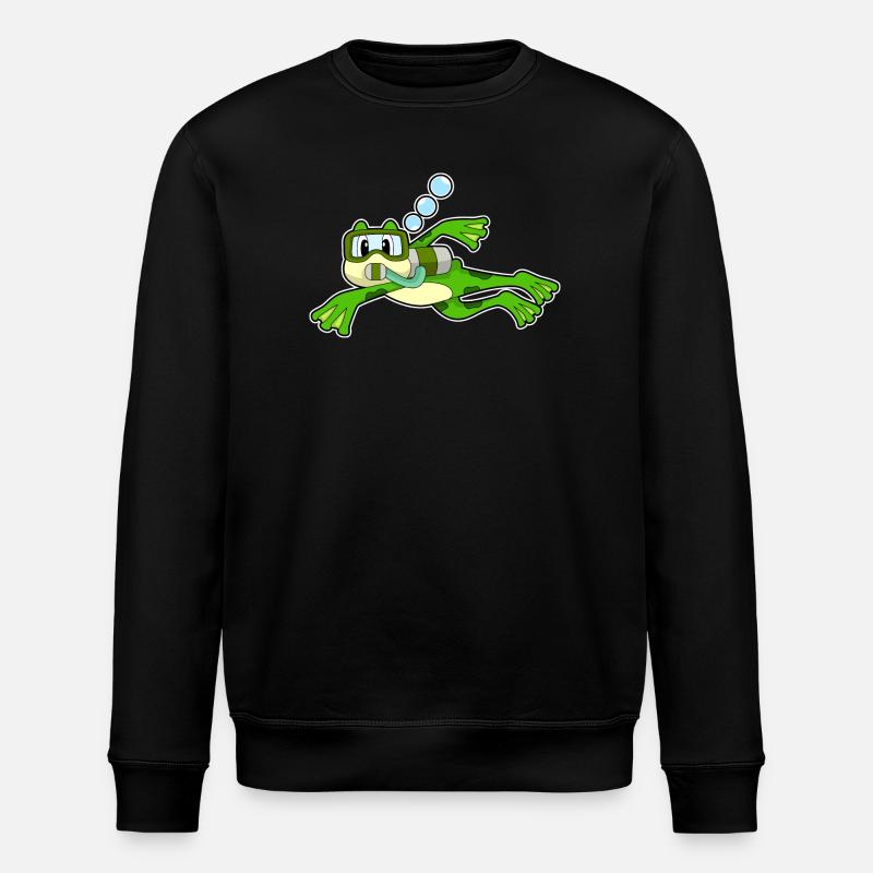 Bouteille d’oxygène Frog Diver - Sweat bio ROLLER Stanley/Stella Unisexe - noir