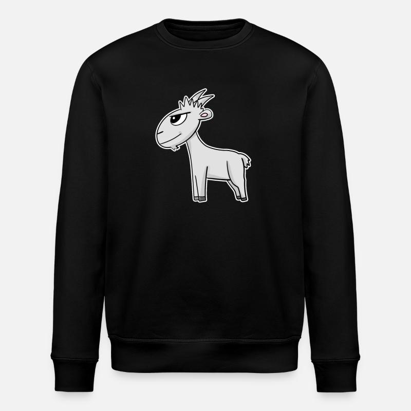 Ziege - Stanley/Stella Unisex Bio-Sweatshirt ROLLER - Schwarz