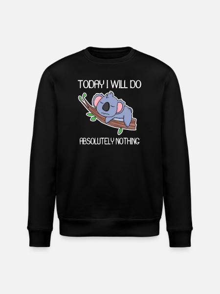 Funny saying, funny sayings - Stanley/Stella ROLLER Unisex Organic Sweatshirt - black