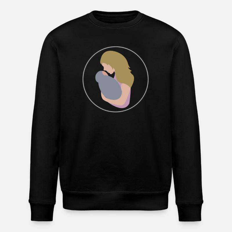 Mutter und Kind - Stanley/Stella Unisex Bio-Sweatshirt ROLLER - Schwarz