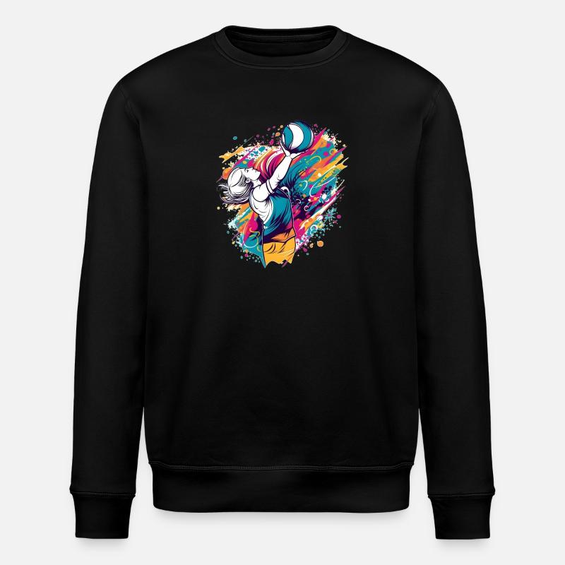 Volley-ball - Sweat bio ROLLER Stanley/Stella Unisexe - noir