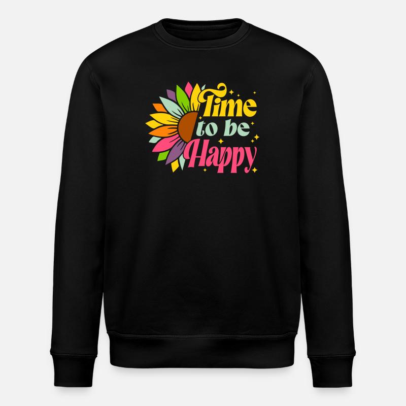 Sommer, hallo Sommer, Sommerferien - Stanley/Stella Unisex Bio-Sweatshirt ROLLER - Schwarz