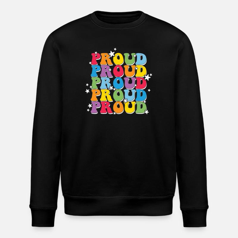 LGBT, Regenbogen, Pride-Monat - Stanley/Stella Unisex Bio-Sweatshirt ROLLER - Schwarz