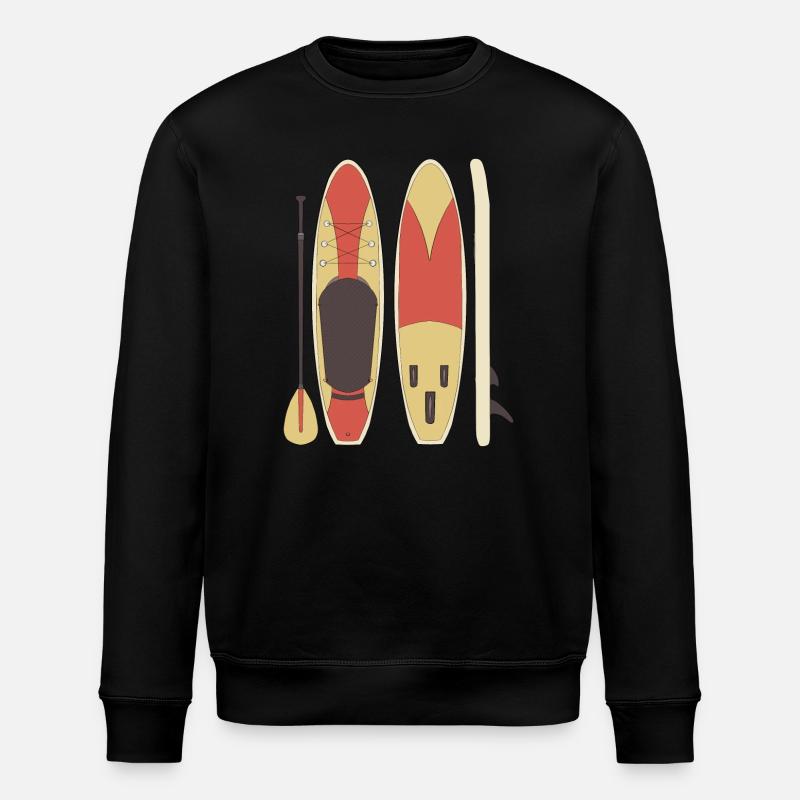 Standup-Paddling - Stanley/Stella Unisex Bio-Sweatshirt ROLLER - Schwarz