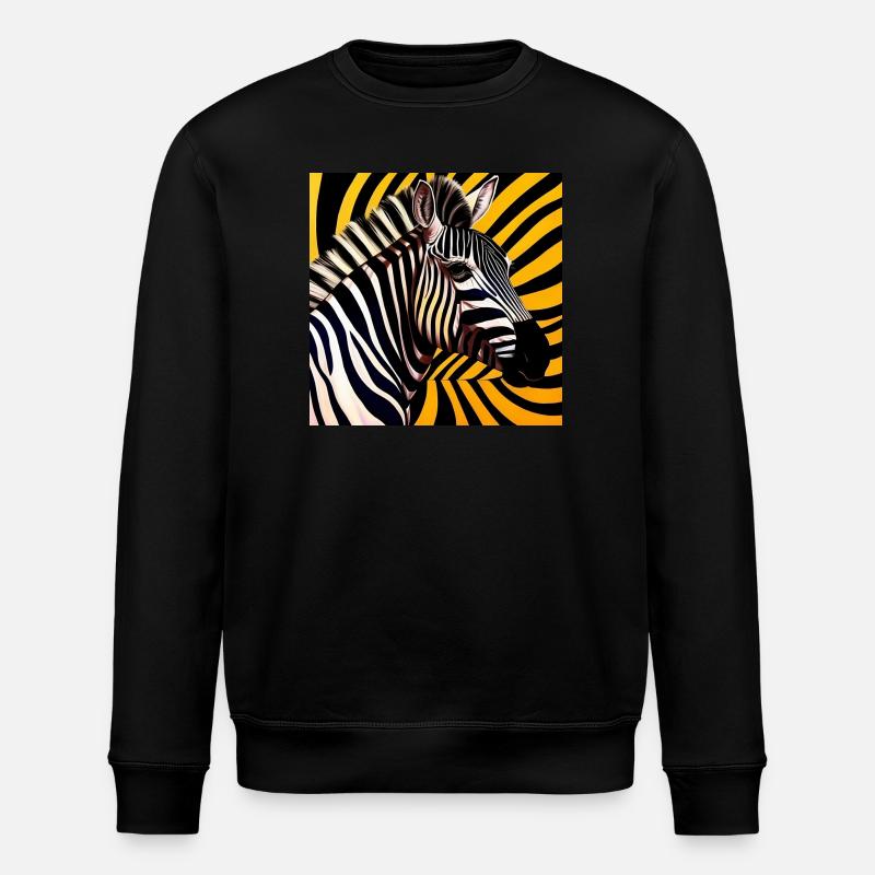 Zebra - Stanley/Stella Unisex Bio-Sweatshirt ROLLER - Schwarz