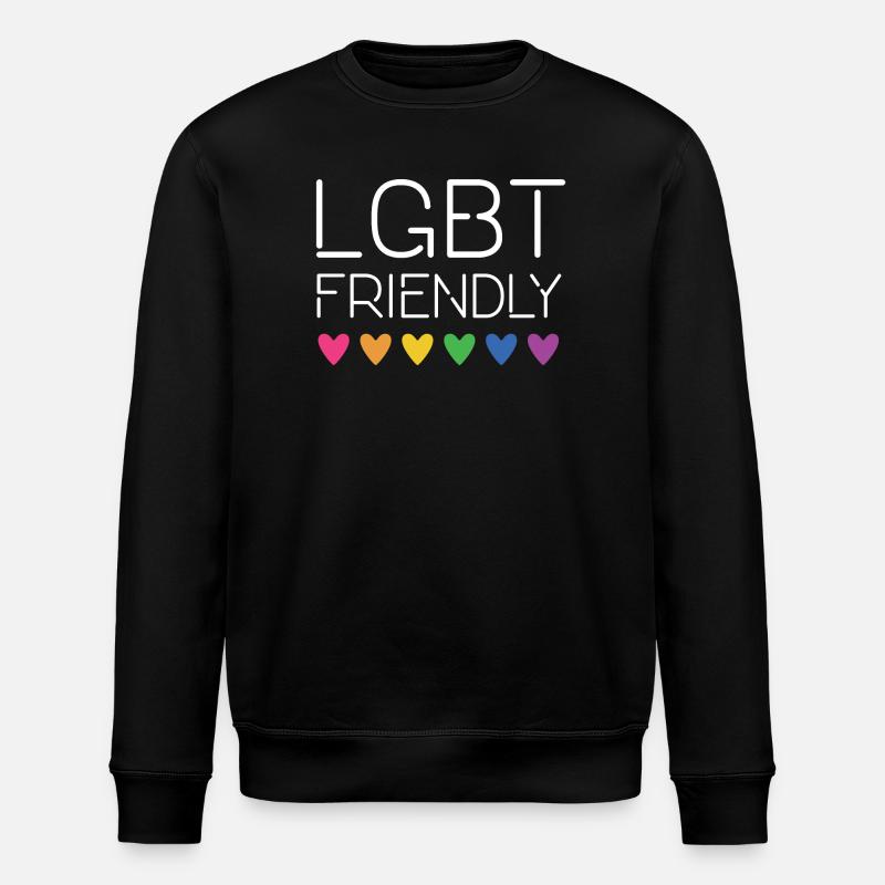 LGBT Friendly - Stanley/Stella ROLLER Unisex Organic Sweatshirt - black