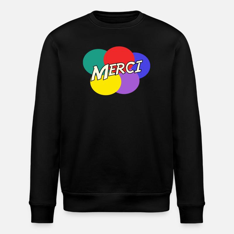 MAÎTRESSE. MERCI. MERCI MAÎTRESSE - Sweat bio ROLLER Stanley/Stella Unisexe - noir