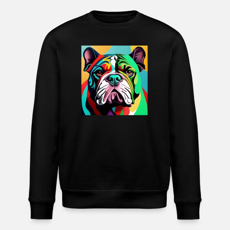 Bouledogue - Sweat bio ROLLER Stanley/Stella Unisexe - noir
