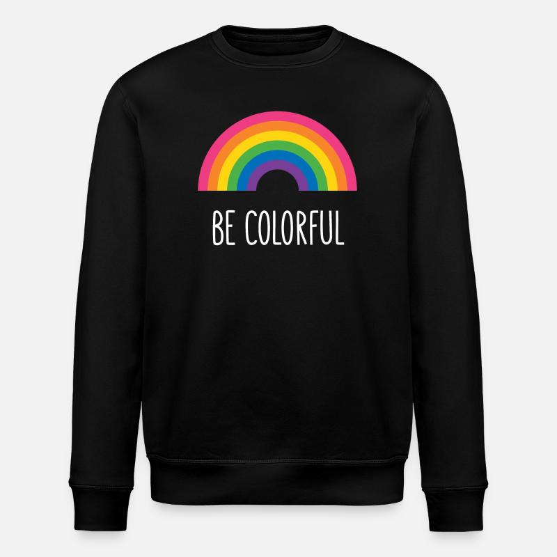 Pride Month LGBTQ - Sei bunt - Stanley/Stella Unisex Bio-Sweatshirt ROLLER - Schwarz
